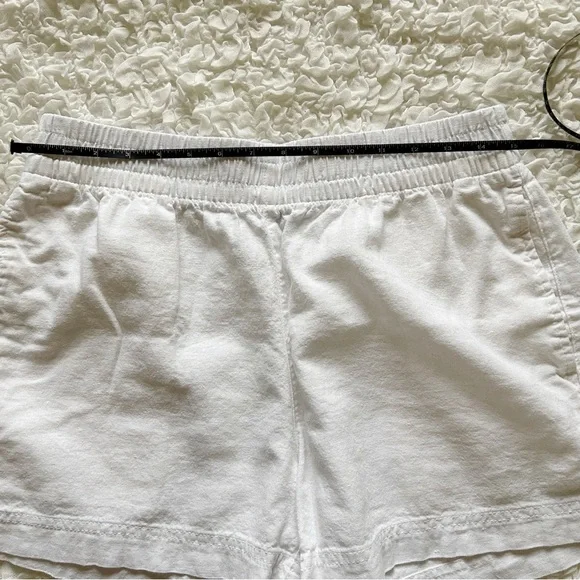 Old Navy Linen Blend Shorts, White, Medium - Picture 5 of 5